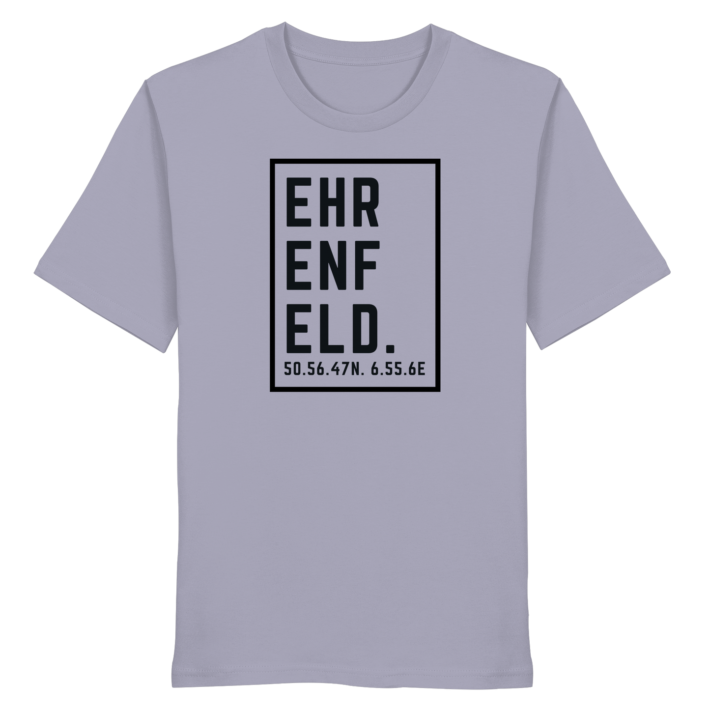 Ehrenfeld Koordinaten (großer Druck auf der Brust) - Organic Shirt