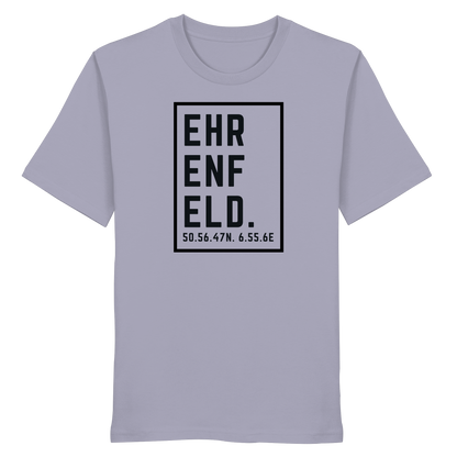 Ehrenfeld Koordinaten (großer Druck auf der Brust) - Organic Shirt