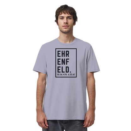 Ehrenfeld Koordinaten (großer Druck auf der Brust) - Organic Shirt