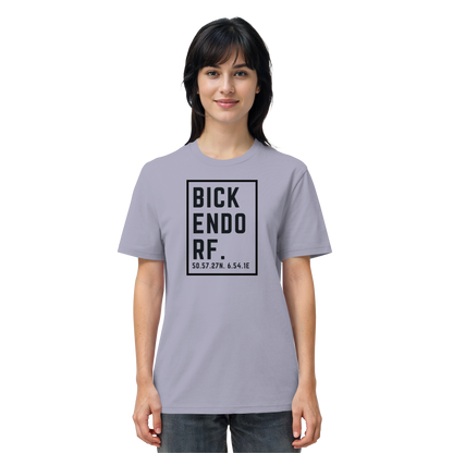 Bickendorf Koordinaten (großer Druck auf der Brust) - Organic Shirt