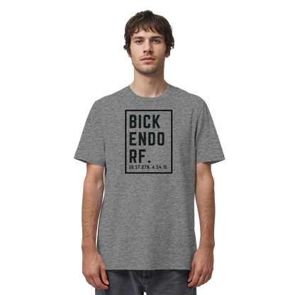 Bickendorf Koordinaten (großer Druck auf der Brust) - Organic Shirt