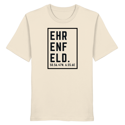 Ehrenfeld Koordinaten (großer Druck auf der Brust) - Organic Shirt
