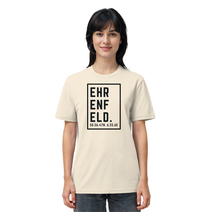 Ehrenfeld Koordinaten (großer Druck auf der Brust) - Organic Shirt