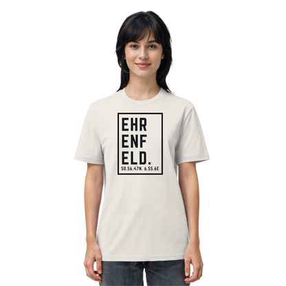Ehrenfeld Koordinaten (großer Druck auf der Brust) - Organic Shirt
