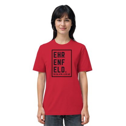 Ehrenfeld Koordinaten (großer Druck auf der Brust) - Organic Shirt
