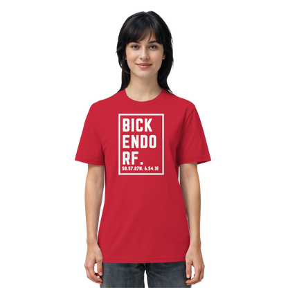 Bickendorf Koordinaten (großer Druck auf der Brust) - Organic Shirt