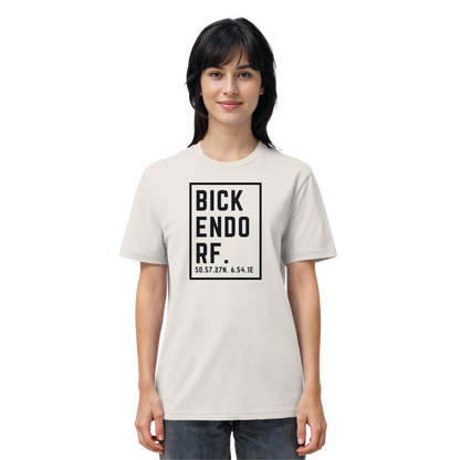 Bickendorf Koordinaten (großer Druck auf der Brust) - Organic Shirt