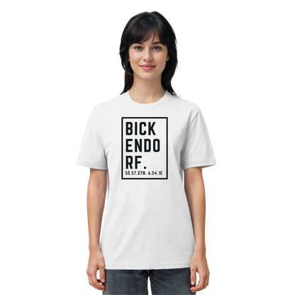 Bickendorf Koordinaten (großer Druck auf der Brust) - Organic Shirt