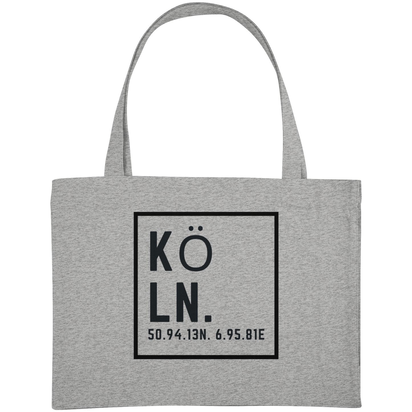 Köln Skyline (Druck) - Organic Shopping-Bag