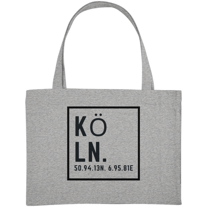 Köln Skyline (Druck) - Organic Shopping-Bag