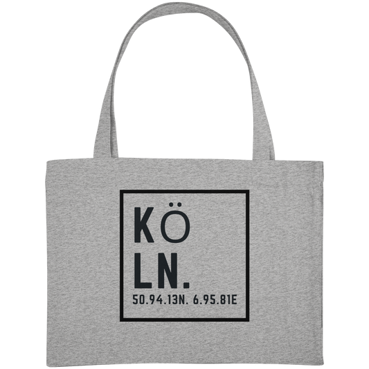 Köln Skyline (Druck) - Organic Shopping-Bag