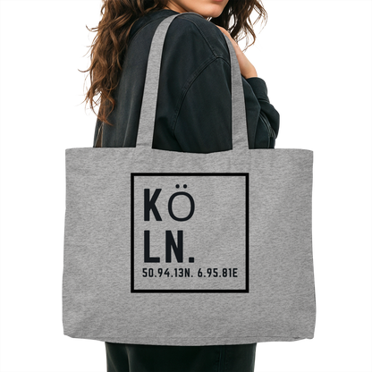 Köln Skyline (Druck) - Organic Shopping-Bag