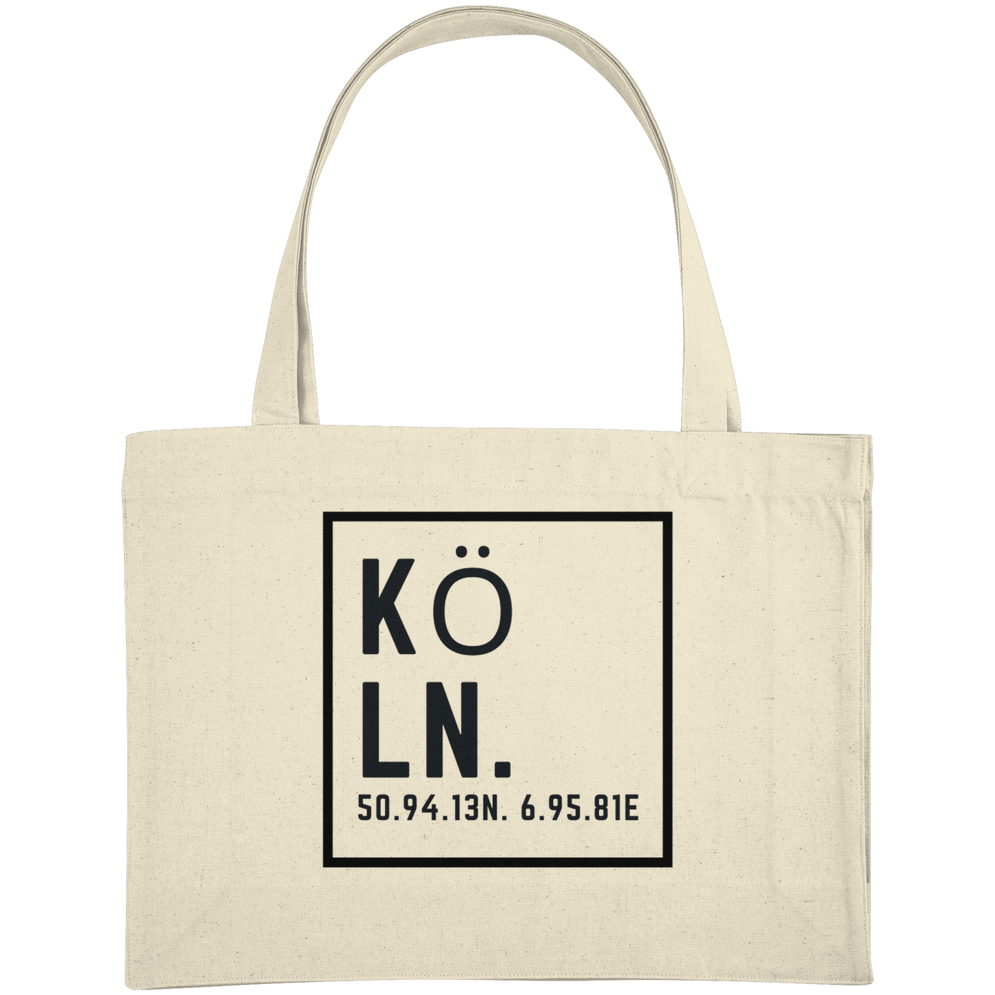 Köln Skyline (Druck) - Organic Shopping-Bag