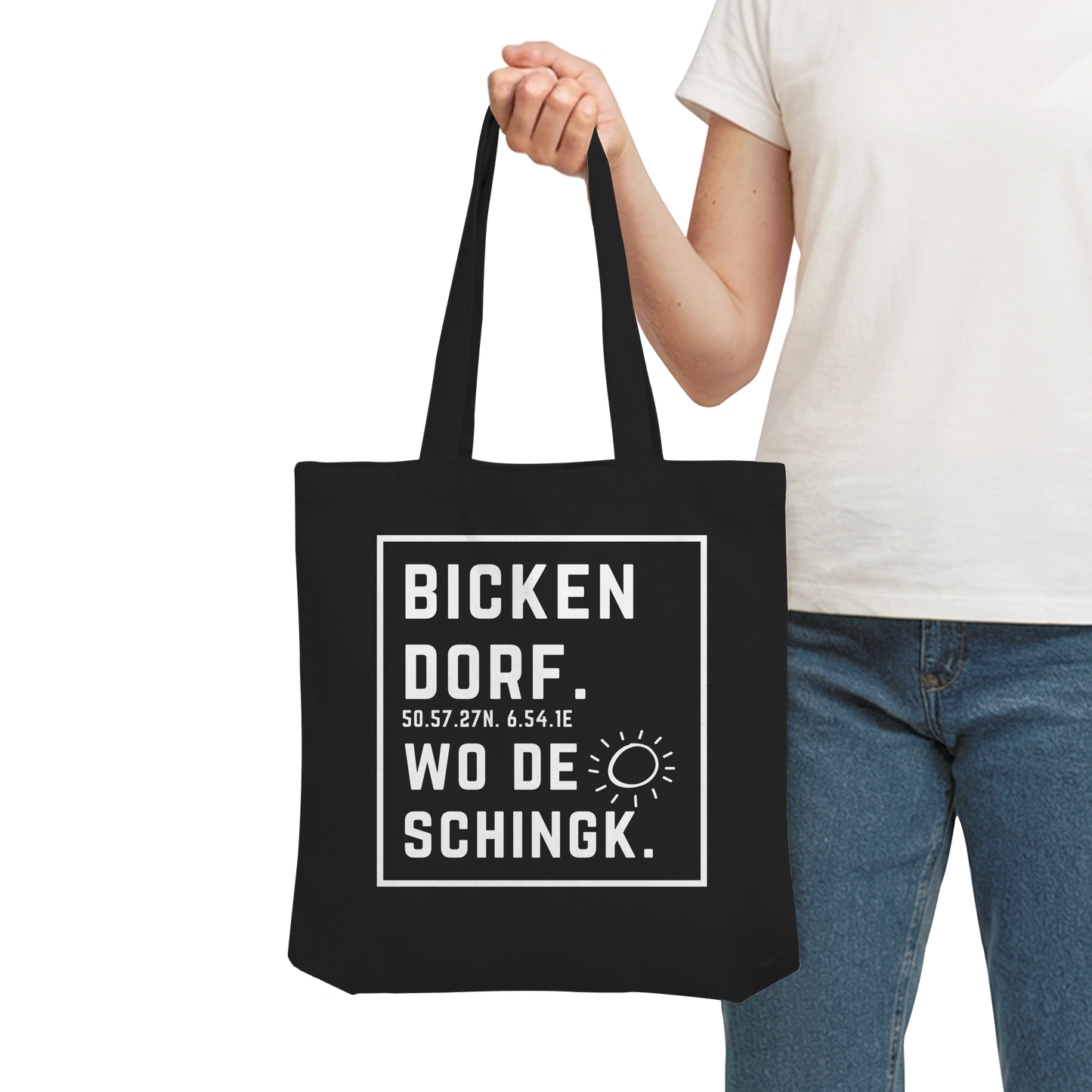 Wo de Sonn schingk - Bickendorf Druck - Organic Tote-Bag
