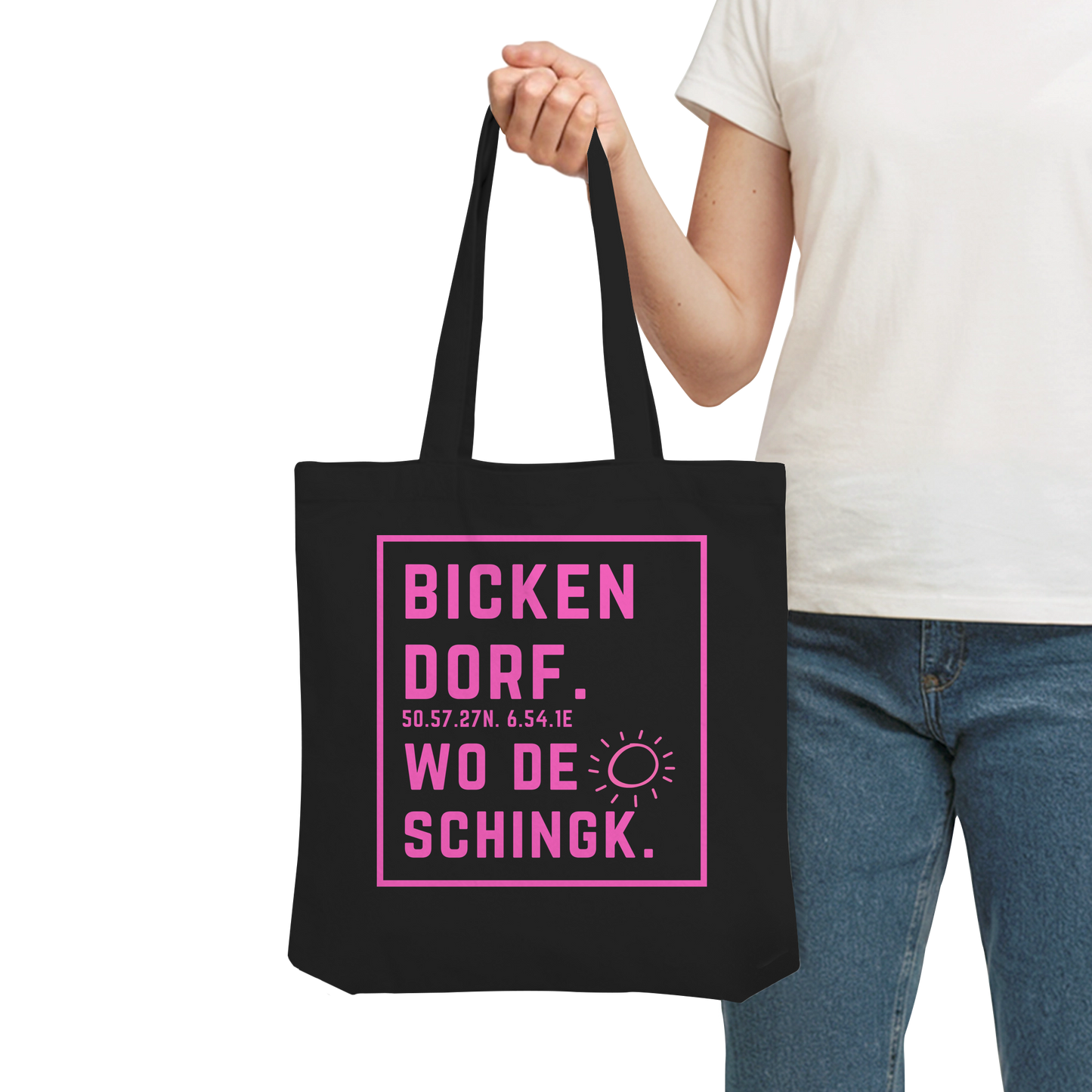 Wo de Sonn schingk - Bickendorf Druck  - Organic Tote-Bag