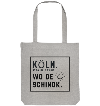 Wo de Sonn schingk - Köln Druck   - Organic Tote-Bag
