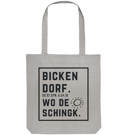 Wo de Sonn schingk - Bickendorf Druck - Accessoires - Organic Tote-Bag