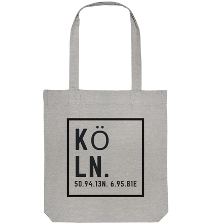 Köln Koordinaten (Druck) - Accessoires - Organic Tote-Bag