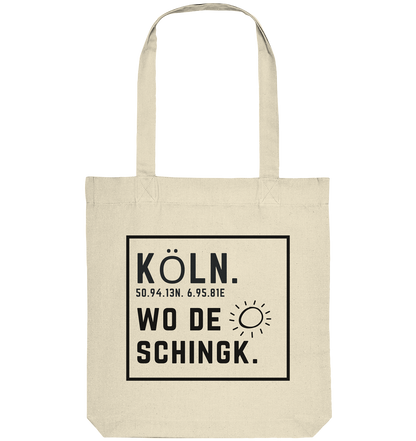 Wo de Sonn schingk - Köln Druck   - Organic Tote-Bag
