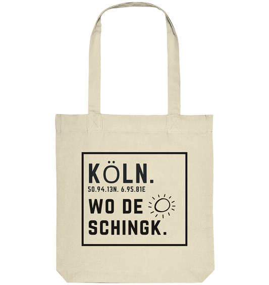 Wo de Sonn schingk - Köln Druck - Accessoires - Organic Tote-Bag