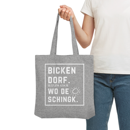Wo de Sonn schingk - Bickendorf Druck - Organic Tote-Bag