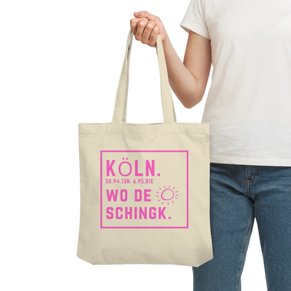 Wo de Sonn schingk - Köln Druck  - Organic Tote-Bag