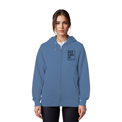 Bickendorf Koordinaten (kleiner Druck auf der Brust) - Organic Zipper