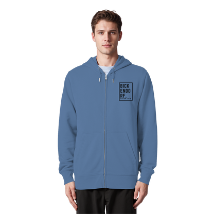 Bickendorf Koordinaten (kleiner Druck auf der Brust) - Organic Zipper