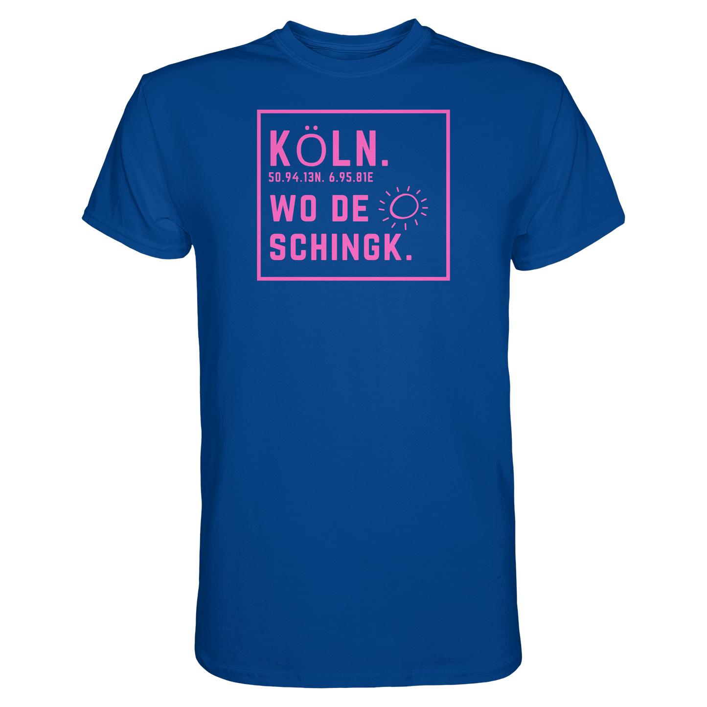 Wo de Sonn schingk - Köln Druck  - Premium Classic T-Shirt