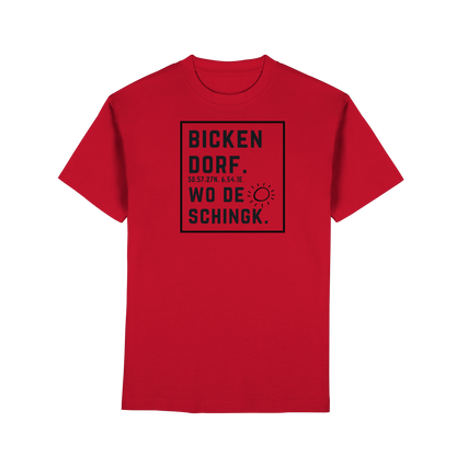 Wo de Sonn schingk - Bickendorf Druck  - Premium Classic T-Shirt