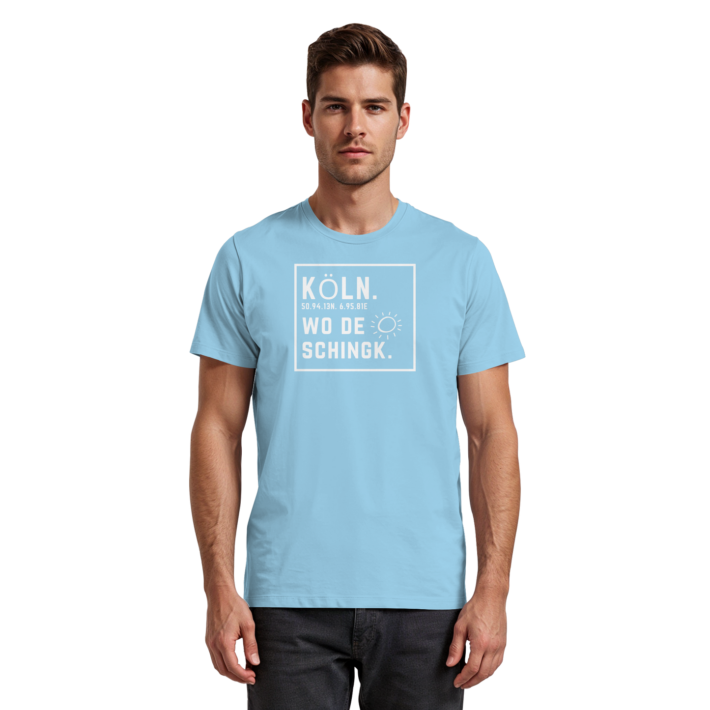 Wo de Sonn schingk - Köln Druck - Premium Classic T-Shirt