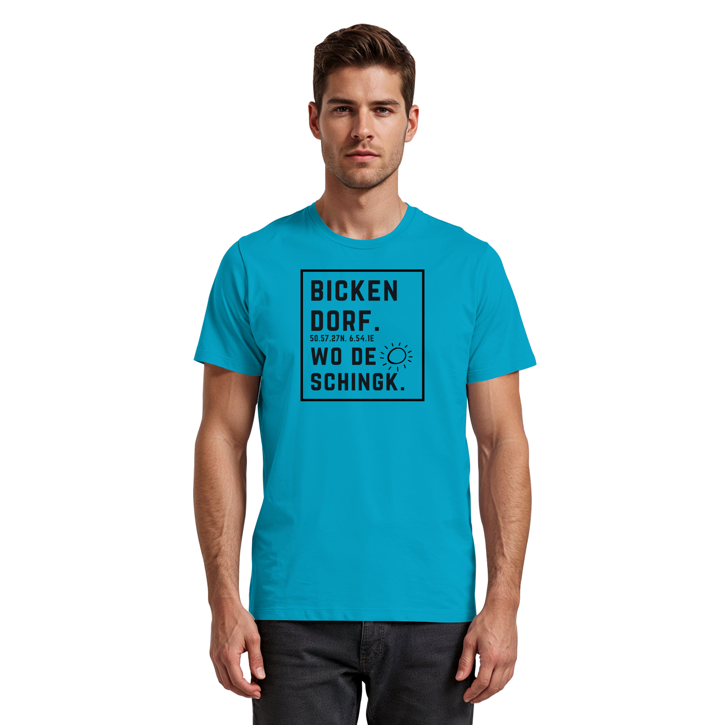 Wo de Sonn schingk - Bickendorf Druck  - Premium Classic T-Shirt