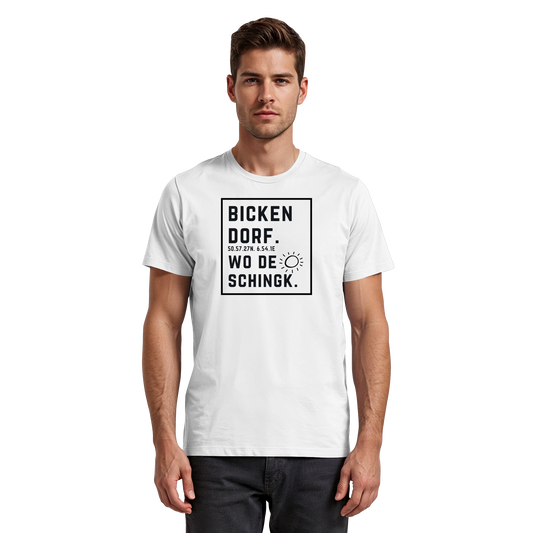 Wo de Sonn schingk - Bickendorf Druck  - Premium Classic T-Shirt