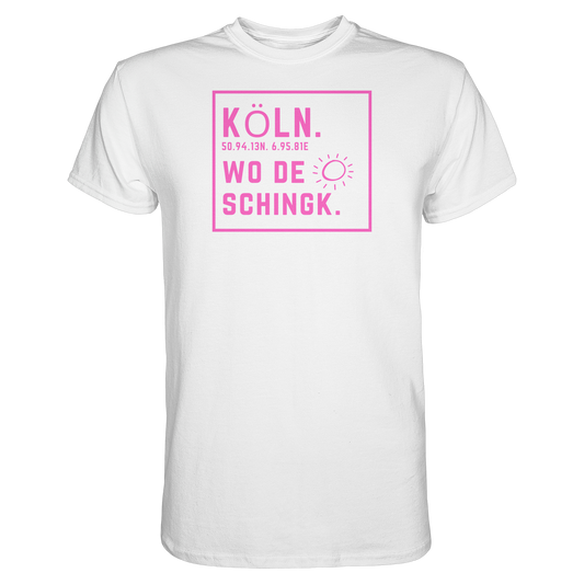 Wo de Sonn schingk - Köln Druck  - Premium Classic T-Shirt