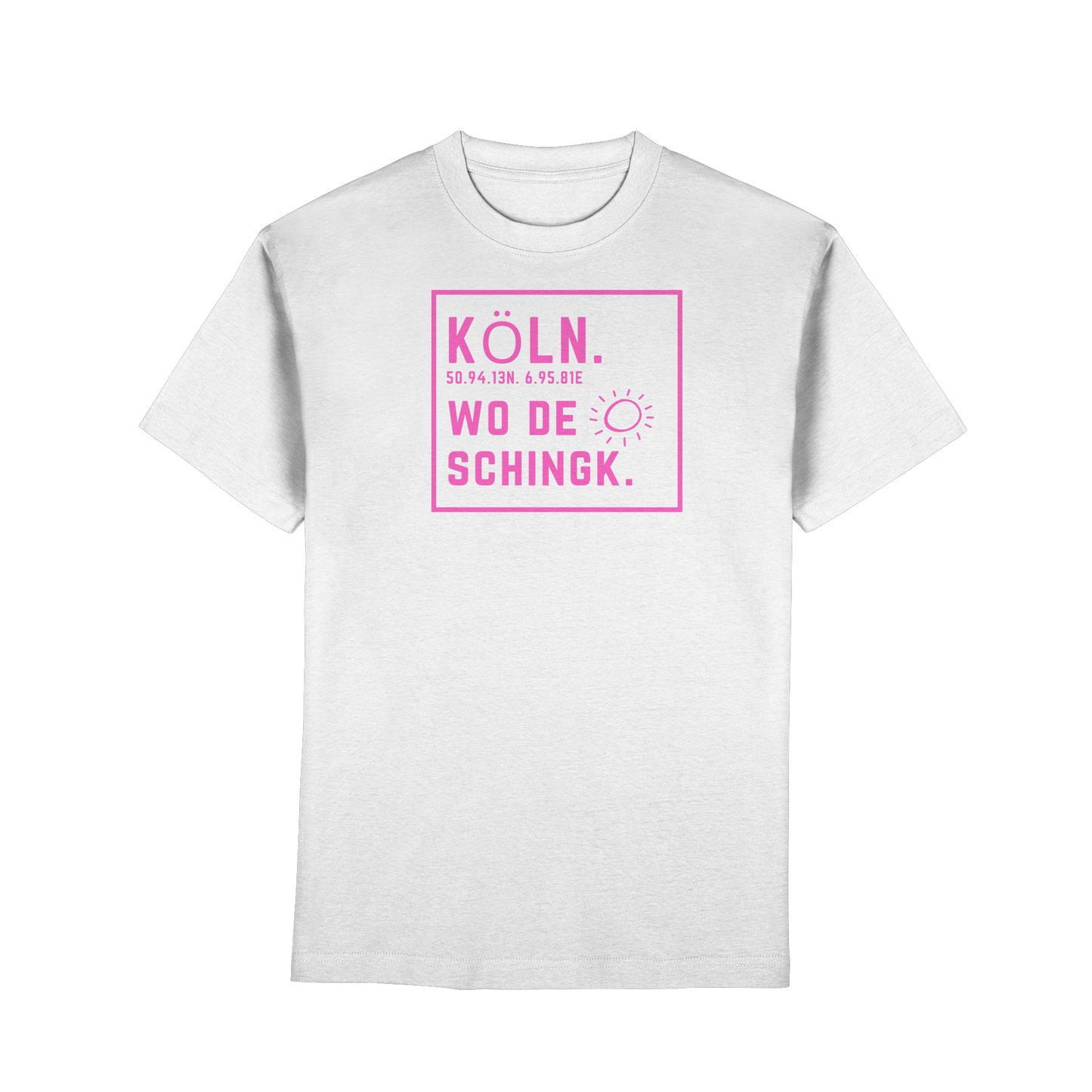 Wo de Sonn schingk - Köln Druck  - Premium Classic T-Shirt
