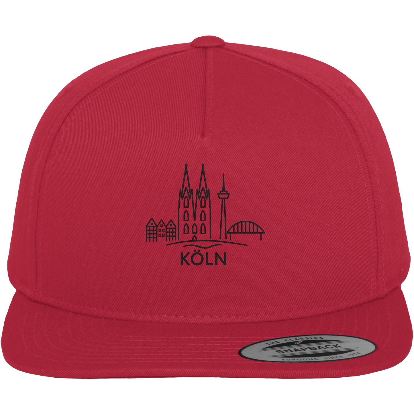 Köln Skyline (Druck) - Premium Snapback