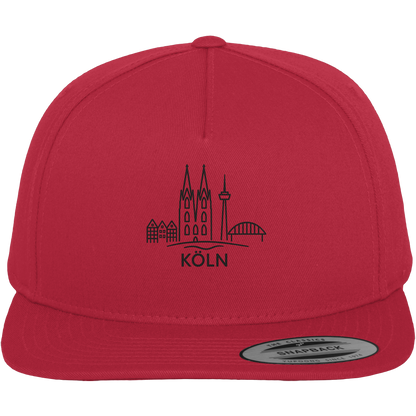 Köln Skyline (Druck) - Premium Snapback