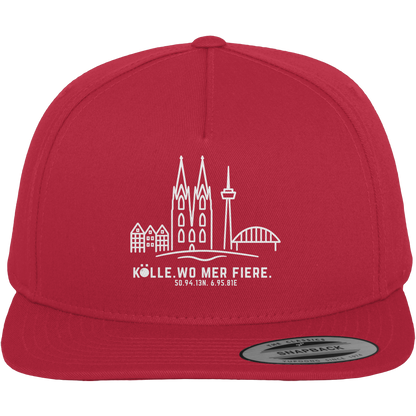 Skyline Fiere Druck - Premium Snapback