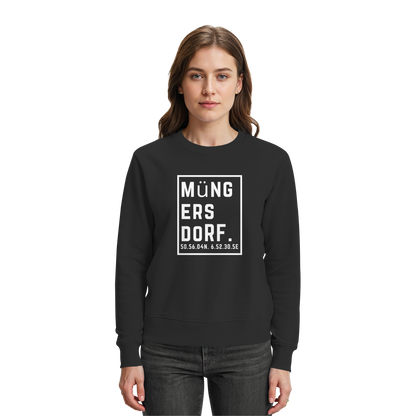 Müngersdorf Koordinaten (großer Druck auf der Brust) - Premium Sweatshirt