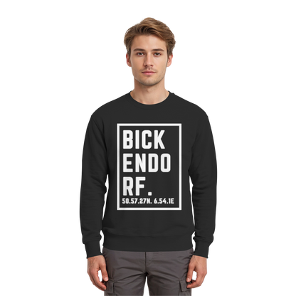Bickendorf Koordinaten (großer Druck auf der Brust) - Premium Sweatshirt