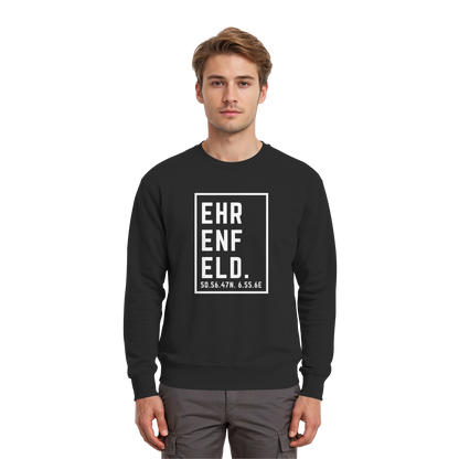Ehrenfeld Koordinaten (großer Druck auf der Brust) - Premium Sweatshirt