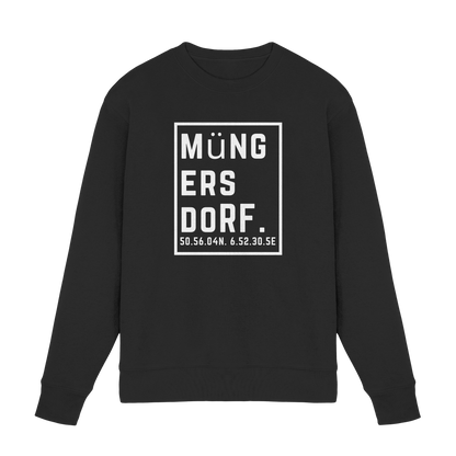 Müngersdorf Koordinaten (großer Druck auf der Brust) - Premium Sweatshirt