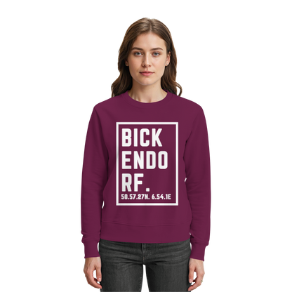 Bickendorf Koordinaten (großer Druck auf der Brust) - Premium Sweatshirt