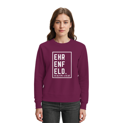 Ehrenfeld Koordinaten (großer Druck auf der Brust) - Premium Sweatshirt