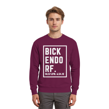 Bickendorf Koordinaten (großer Druck auf der Brust) - Premium Sweatshirt