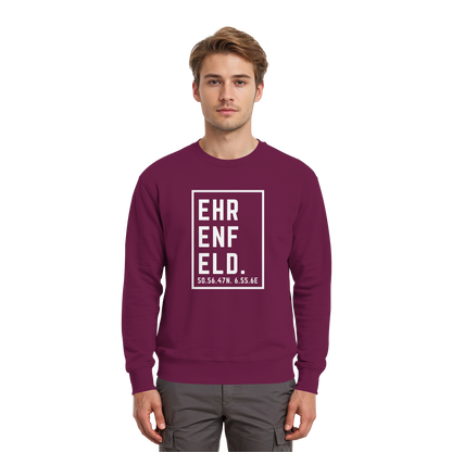 Ehrenfeld Koordinaten (großer Druck auf der Brust) - Premium Sweatshirt