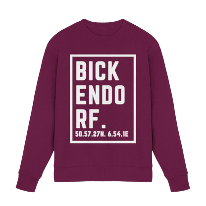 Bickendorf Koordinaten (großer Druck auf der Brust) - Premium Sweatshirt