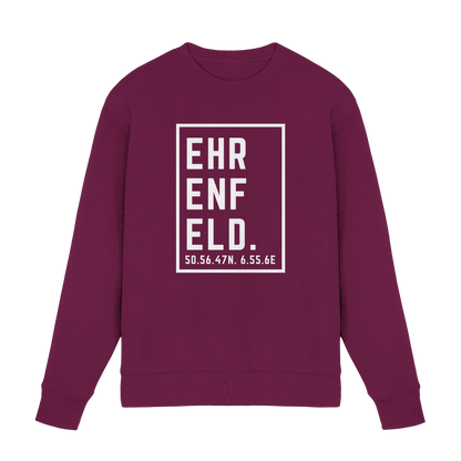 Ehrenfeld Koordinaten (großer Druck auf der Brust) - Premium Sweatshirt