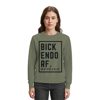 Bickendorf Koordinaten (großer Druck auf der Brust) - Premium Sweatshirt