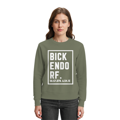 Bickendorf Koordinaten (großer Druck auf der Brust) - Premium Sweatshirt